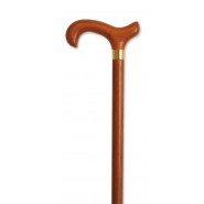Alex Orthopedic Canes and Accessories: Derby Cane With Collar Natural Stain