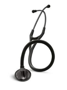 3M Littmann Master Cardiology Stethoscope 2176 Smoke-Finish Chestpiece, Black Tube, 27 inch