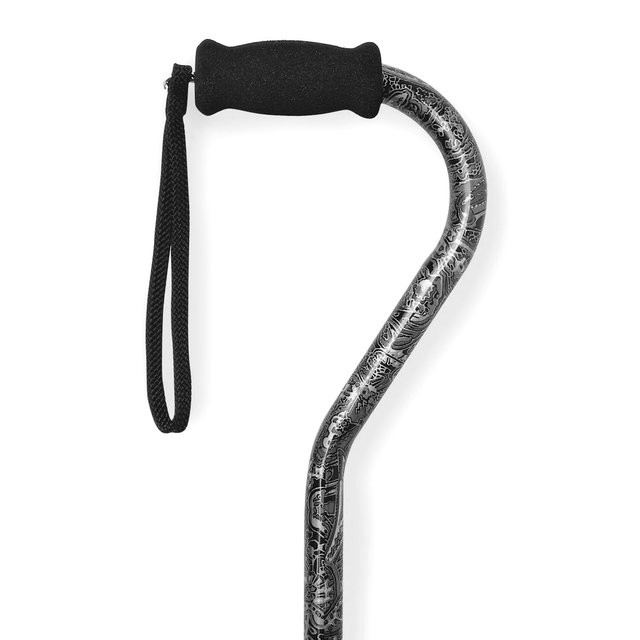 Alex Orthopedic Canes and Accessories: Offset Handle Aluminum Cane