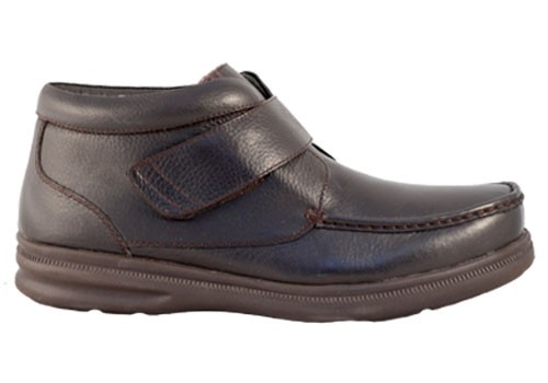 Hoopoe Men's Diabetic Shoes : P4005-BRSM Greg
