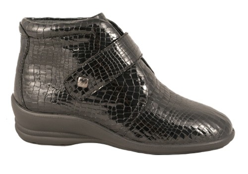 Hoopoe Women's Diabetic Shoes : P3103-BLCR Jessica