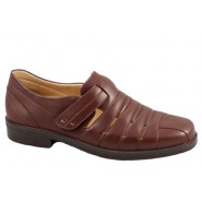 Hoopoe Men's Diabetic Shoes : P4031-TAN Ben