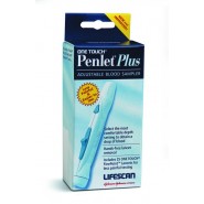LifeScan Lancets Lancet Devices: Penlet Plus Adjustable Blood Sampler